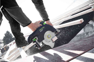 HKC 55 18V 160mm Cordless Circular Saw 5.0Ah Bluetooth Set in Systainer with 250mm Cross Cut Rail - Image 7