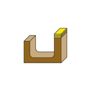 Klein® Bowl and Tray Router Bit - 1/2" Shank