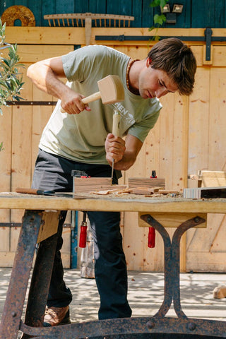 Bench Chisel With Timber Handle