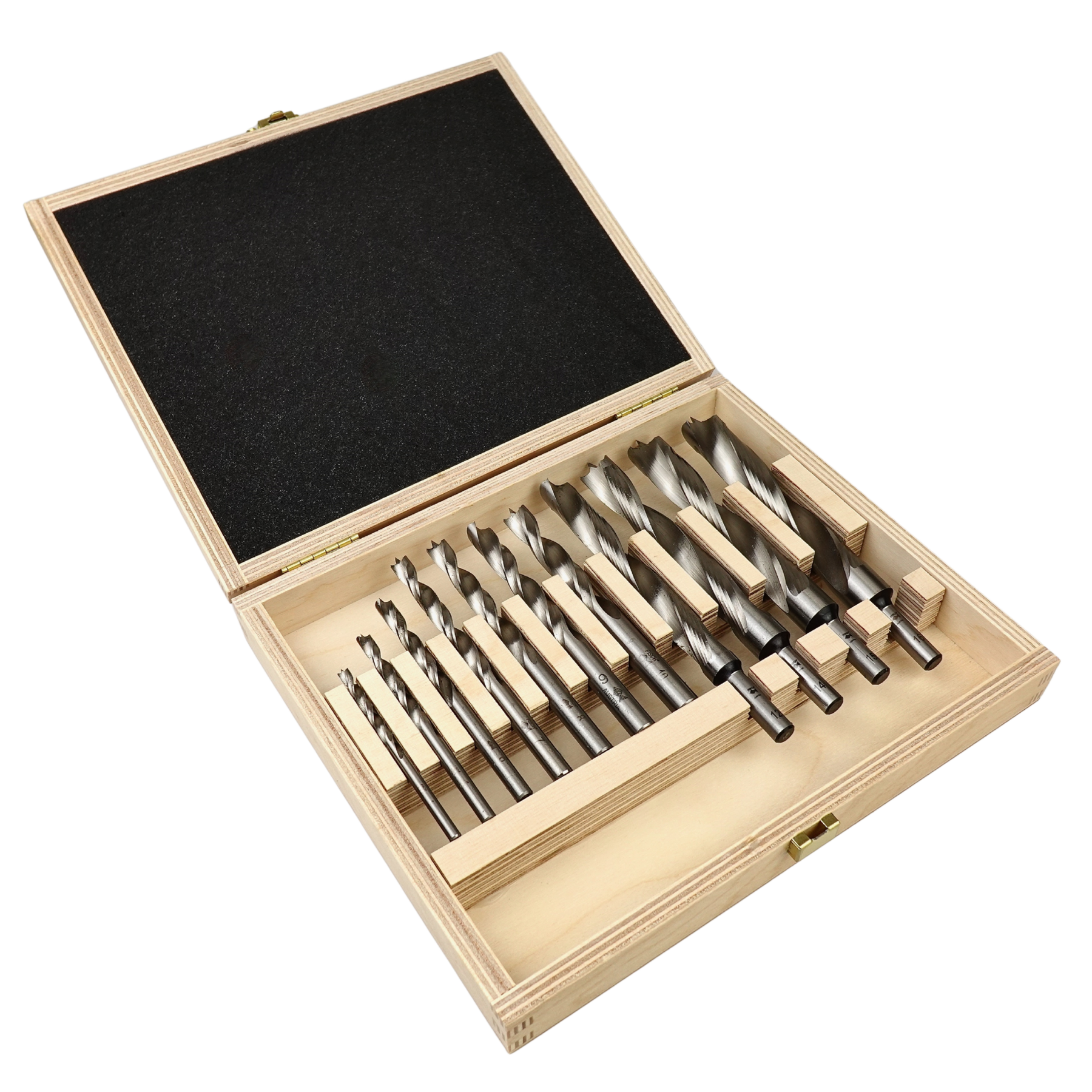 Fisch® 11Pce Professional Metric HSS Brad Point Bit Set