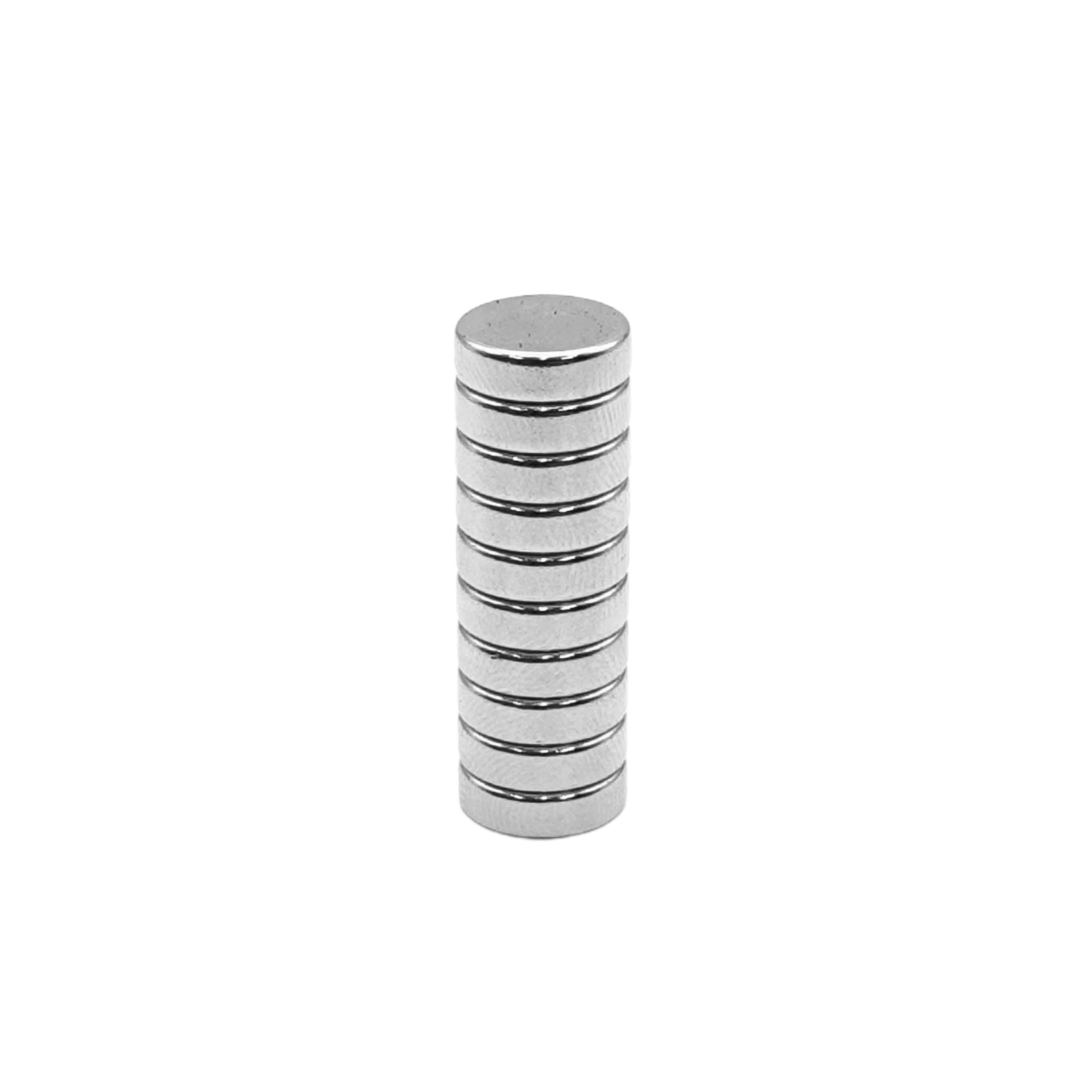 Harrison's Hardware® Rare Earth Magnets Nickel Plated 10 Pack