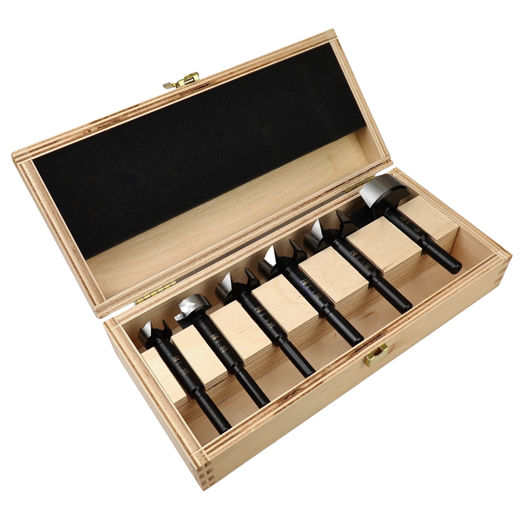 Fisch® 6Pce Metric Wave Cutter Forstner Bit Set