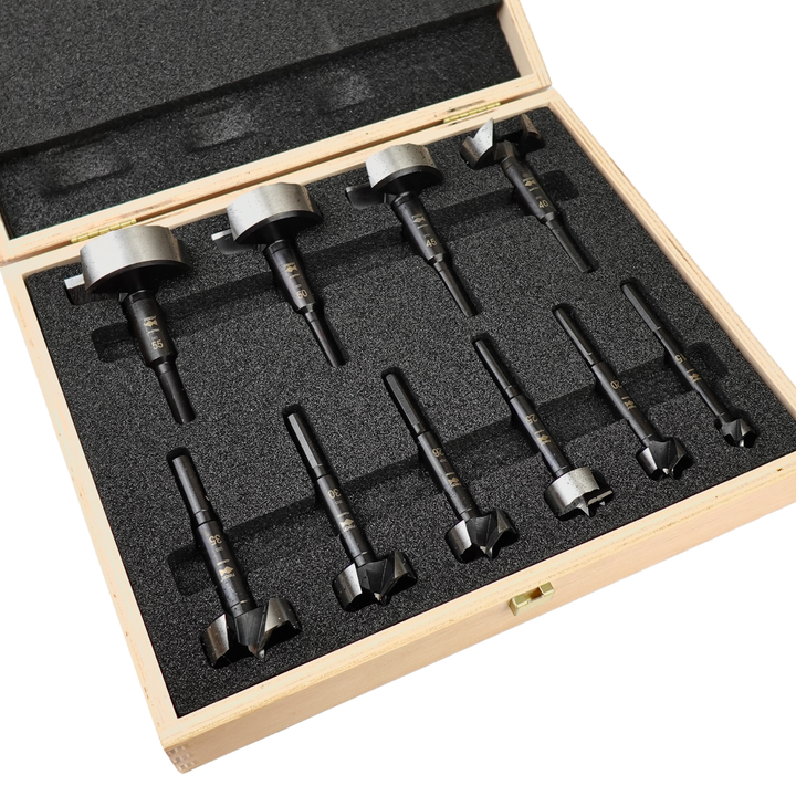 Fisch® 10Pce Metric Wave Cutter Forstner Bit Set