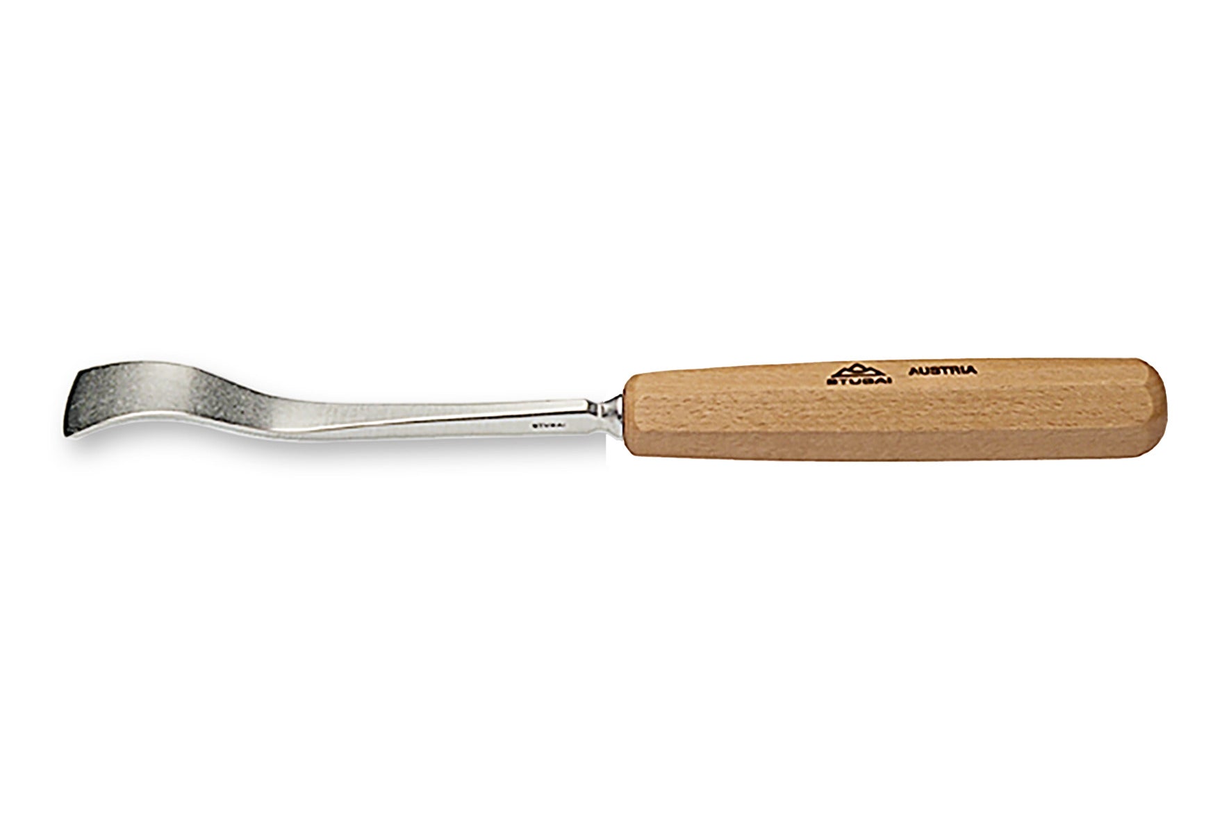 Stubai® Woodcarving Chisel - Inverted Spoon Bent Flat Chisel #4