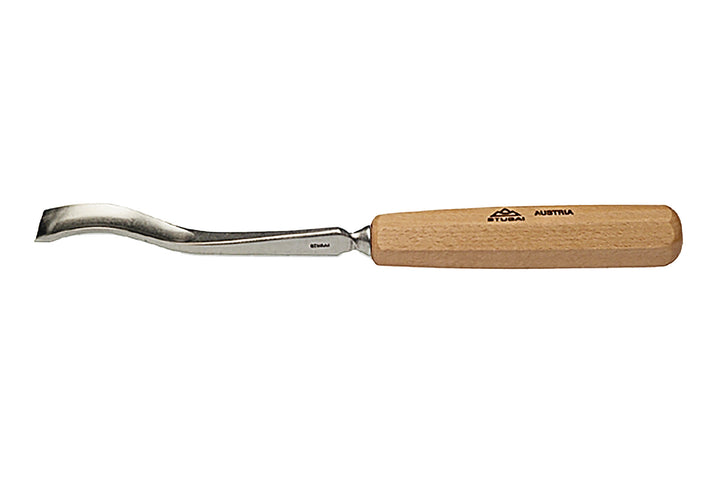 Stubai® Woodcarving Chisel - Inverted Spoon Bent Gouge #8