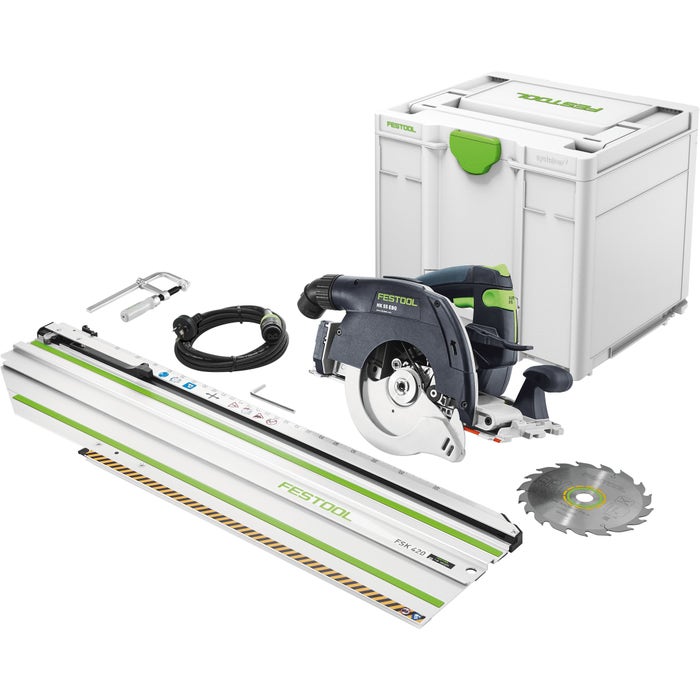 Festool® HK 55 160mm Circular Saw in Systainer with 420mm Cross Cut Rail
