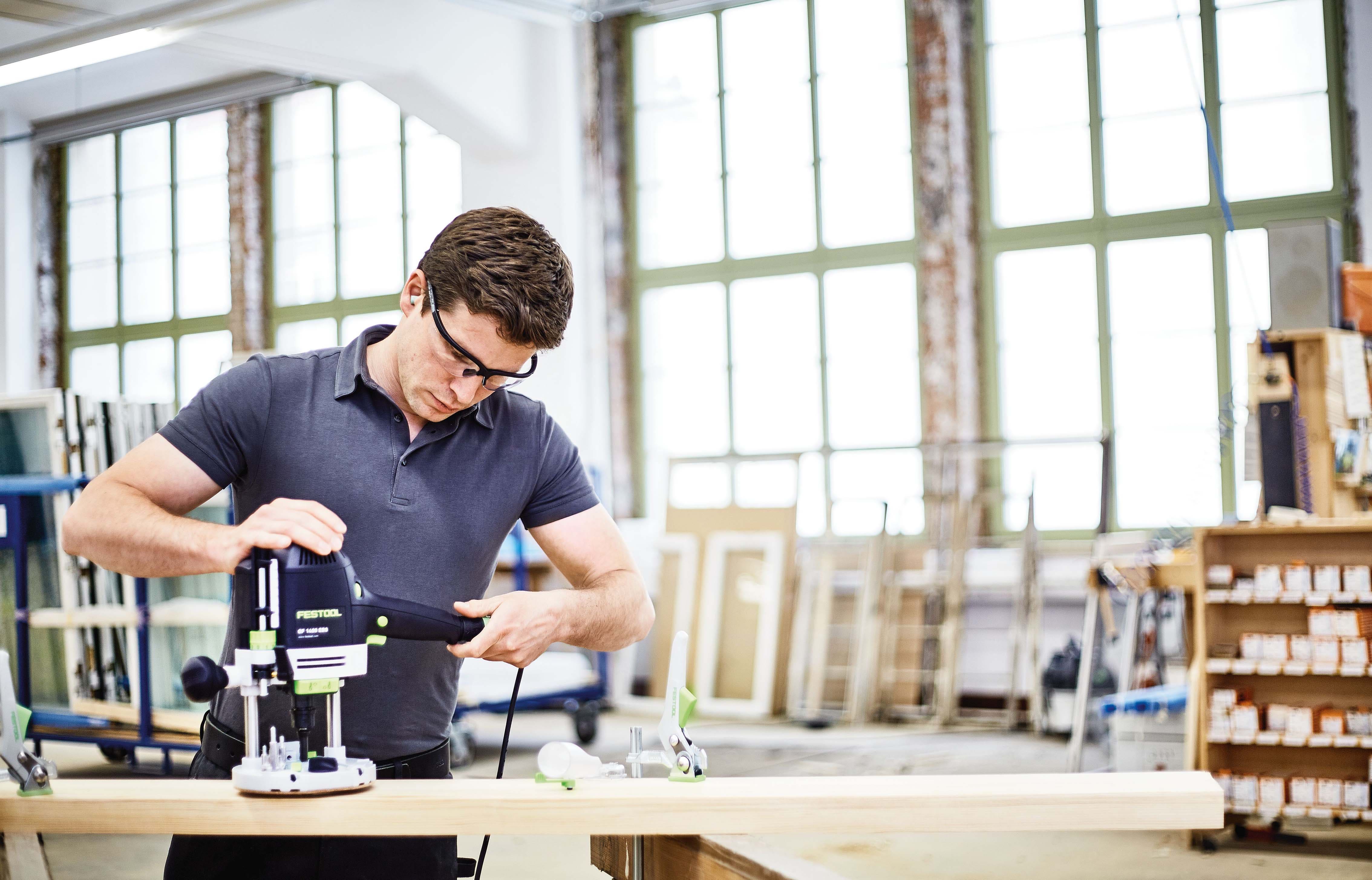 Festool® OF1400 70mm Plunge Router in Systainer