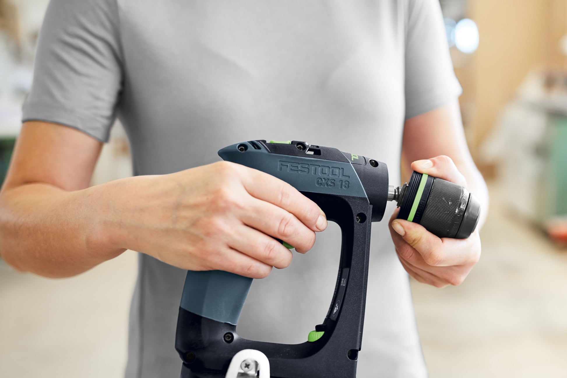 CXS 18V Cordless Compact 2 Speed Drill Basic in Systainer - Image 1