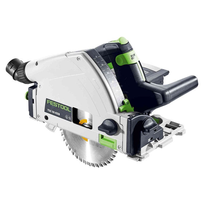Festool® TSC 55K 18V 160mm Cordless Plunge Saw 5.0 Ah XL Set in Systainer with 1400mm Rail