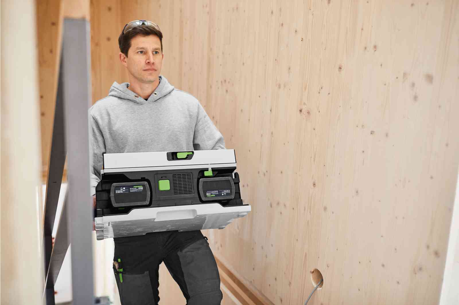 CSC SYS 50 18V Cordless 168mm Systainer Saw 5.0Ah Bluetooth Set & Underframe - Image 2