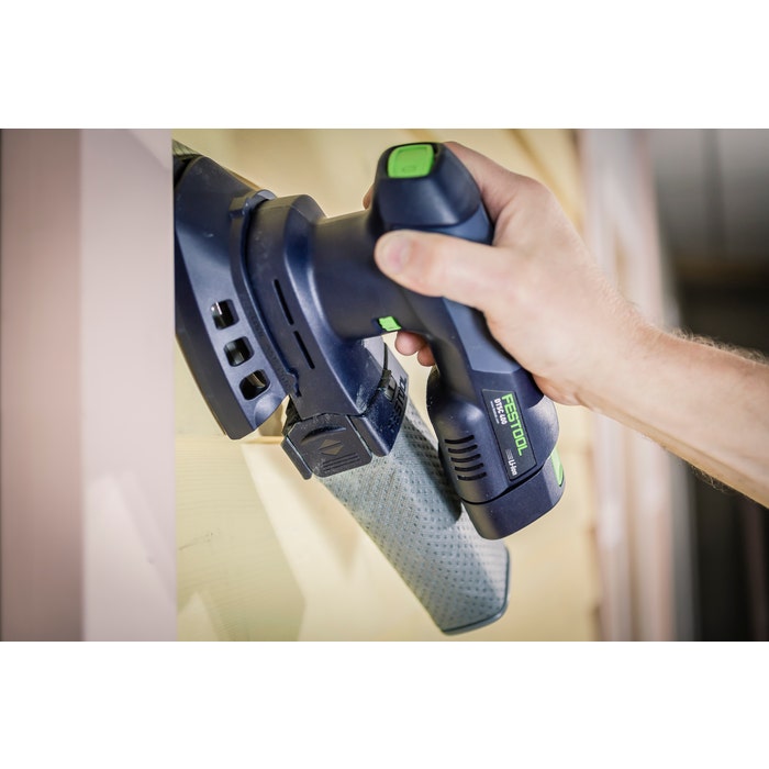 DTSC 400 18V 100mm x 150mm Cordless Orbital Iron Head Sander Basic in Systainer