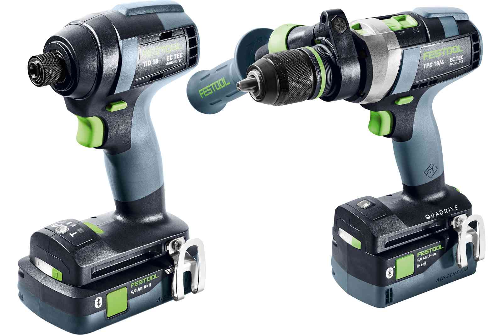 TID/TPC 18V 2 Piece Impact Driver and 4 Speed Hammer Drill 4.0/5.0Ah Set in Systainer - Image 8