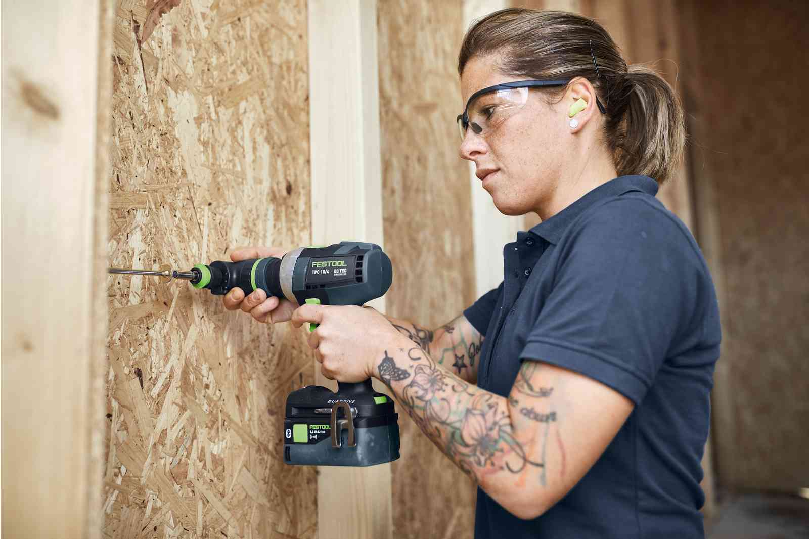 TID/TPC 18V 2 Piece Impact Driver and 4 Speed Hammer Drill 4.0/5.0Ah Set in Systainer - Image 4