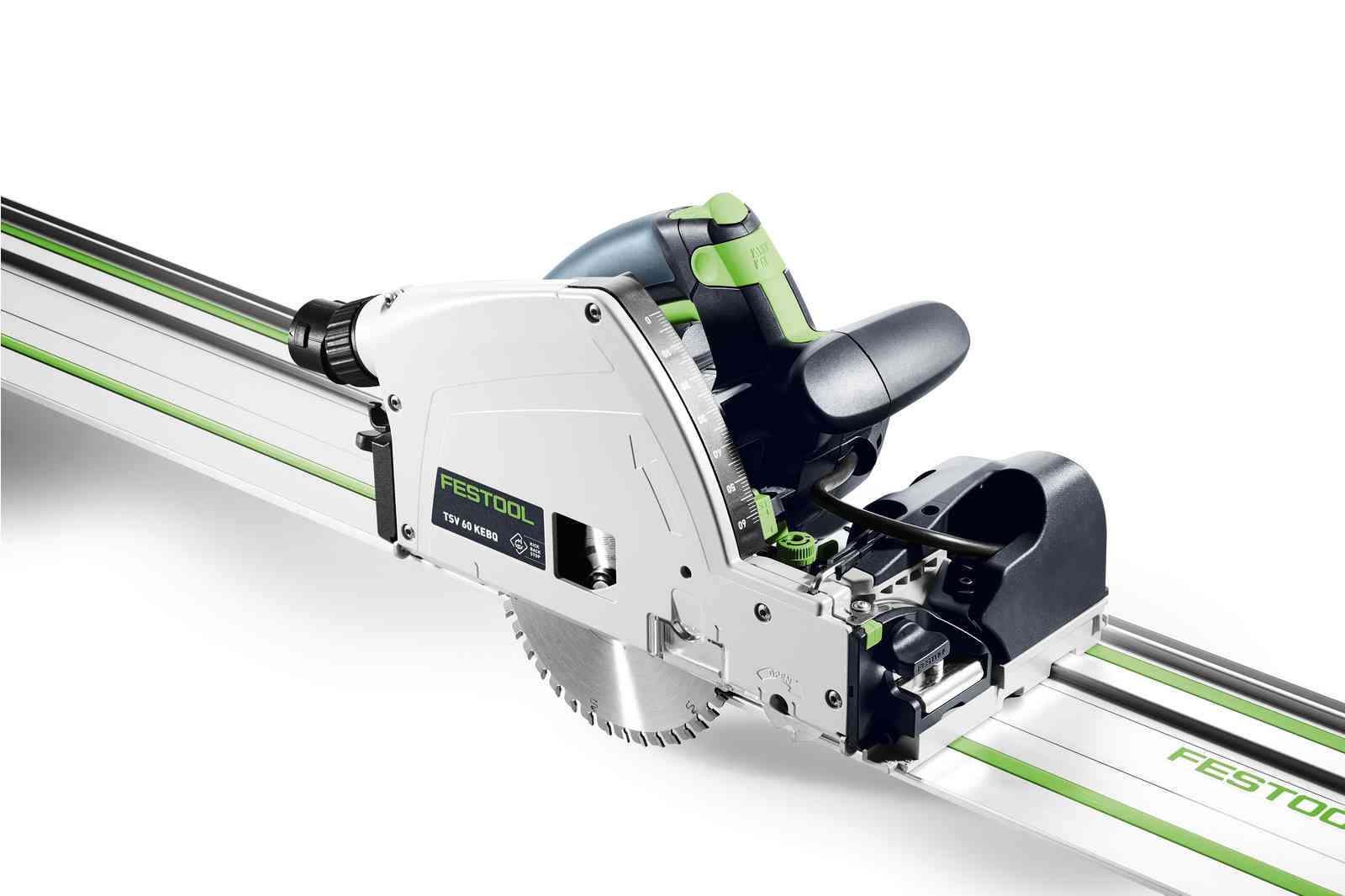 TSV 60K 168mm Plunge Cut Scoring Saw in Systainer with 1900mm Rail - Image 1