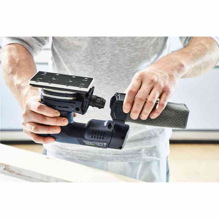 RTSC 400 18V 80mm x 133mm Cordless Orbital 1/4 Sheet Sander Bluetooth 3.0Ah Set in Systainer