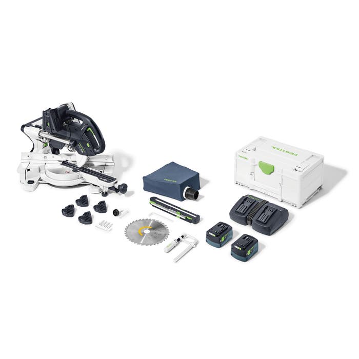 KSC 60 KAPEX 18V Cordless 216mm Slide Compound Mitre Saw 5.0Ah Energy Set