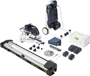 KSC 60 KAPEX 18V Cordless 216mm Slide Compound Mitre Saw 5.0Ah Energy Set & Stand - Image 1