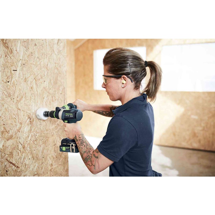 TPC 18V Cordless 4 Speed Hammer Drill 5.0Ah Bluetooth Set in Systainer
