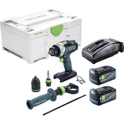 TPC 18V Cordless 4 Speed Hammer Drill 5.0Ah Bluetooth Set in Systainer