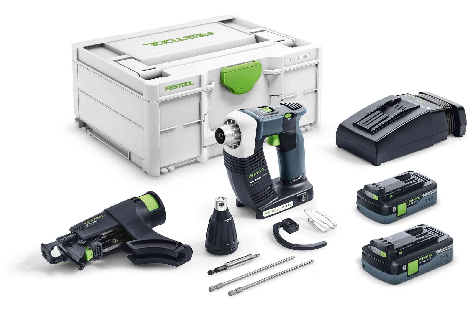 DWC 18V Cordless Collated Screwgun 4.0Ah HighPower Bluetooth Set in Systainer - Image 5