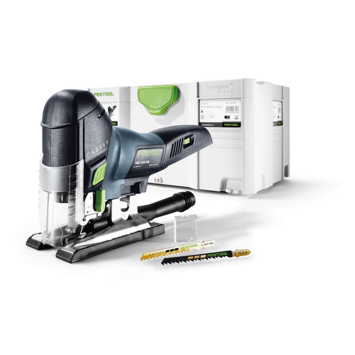 PSC 420 CARVEX 18V Cordless Barrel Jigsaw 5.0Ah Bluetooth Set in Systainer