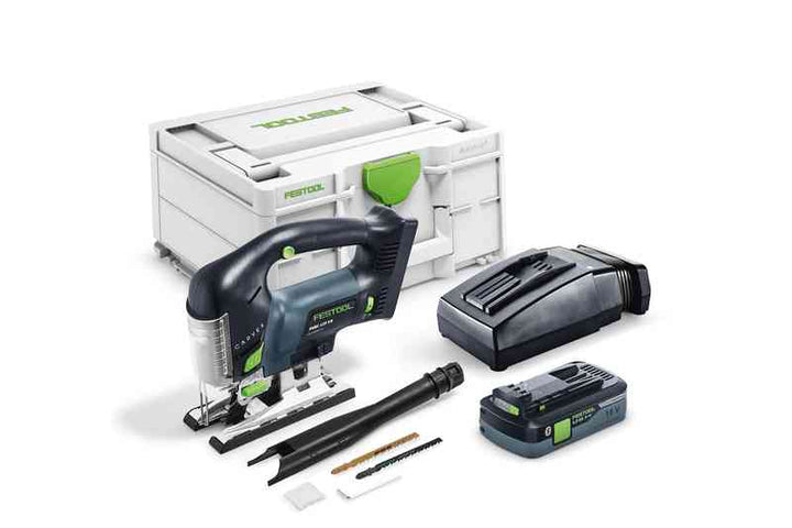 PSBC 420 CARVEX 18V Cordless D Handle Jigsaw 5.0Ah Bluetooth Set in Systainer - Image 4