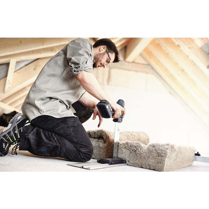 ISC 240 18V 240mm Cordless Insulation Saw 5.0Ah Bluetooth Set in Systainer