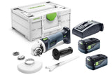 AGC 18V 125mm Cordless Angle Grinder 5.0Ah Bluetooth Set in Systainer - Image 1