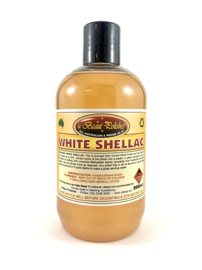 U-Beaut® White Dewaxed Shellac 500ml