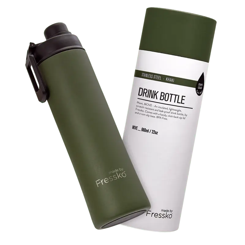Harrison's Hardware | Khaki Move 660ml Drink Bottle