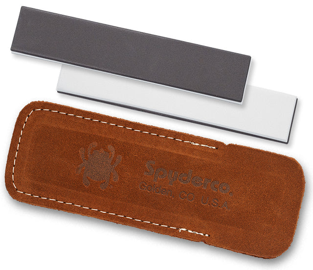 Spyderco® Double Stuff Double Sided (Medium/Fine) Sharpening Stone with Case