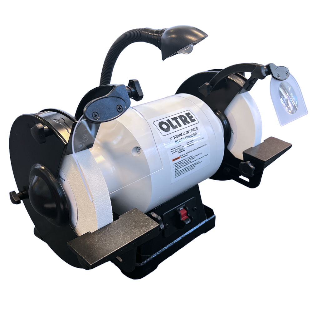 Oltre® 8" Low Speed Bench Grinder 1HP