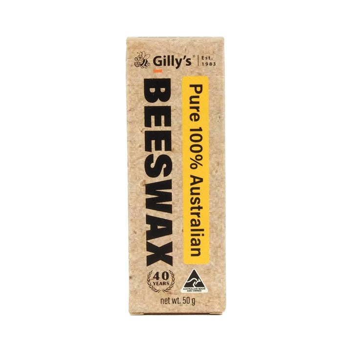 Gilly's® Pure Australian Beeswax Block 50g