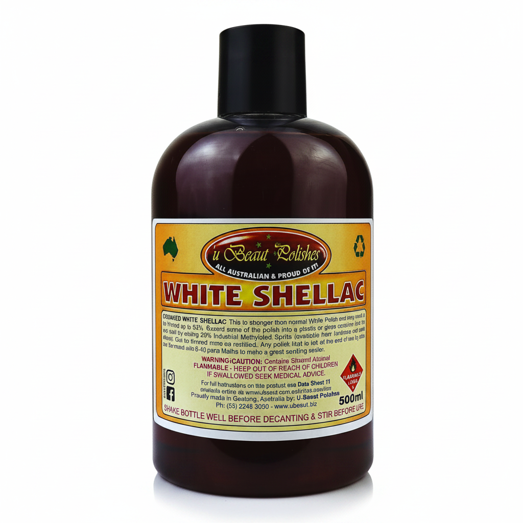 U-Beaut® White Dewaxed Shellac 500ml