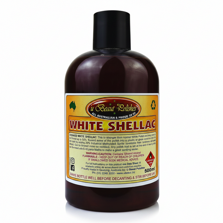 U-Beaut® White Dewaxed Shellac 500ml