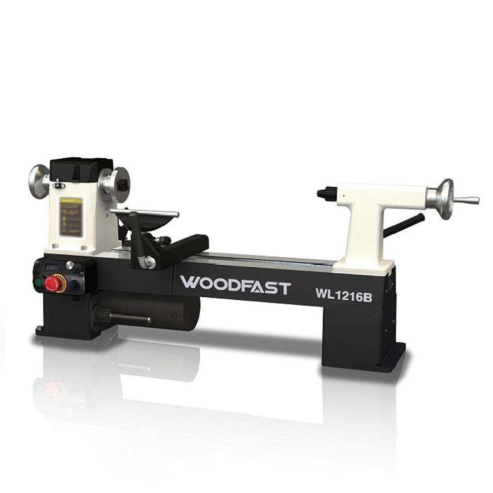 Woodfast 305mm (12") Swing x 419mm (16-1/2") Between Centres 0.75HP Mini Wood Lathe WL1216B