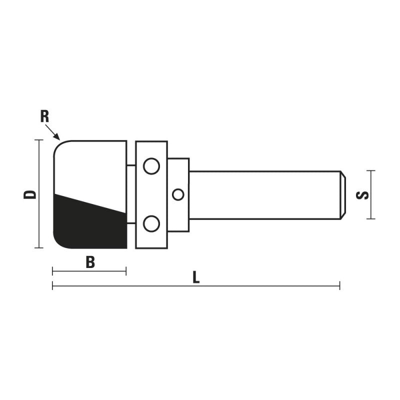 Klein® Bowl and Tray Router Bit - 1/2" Shank