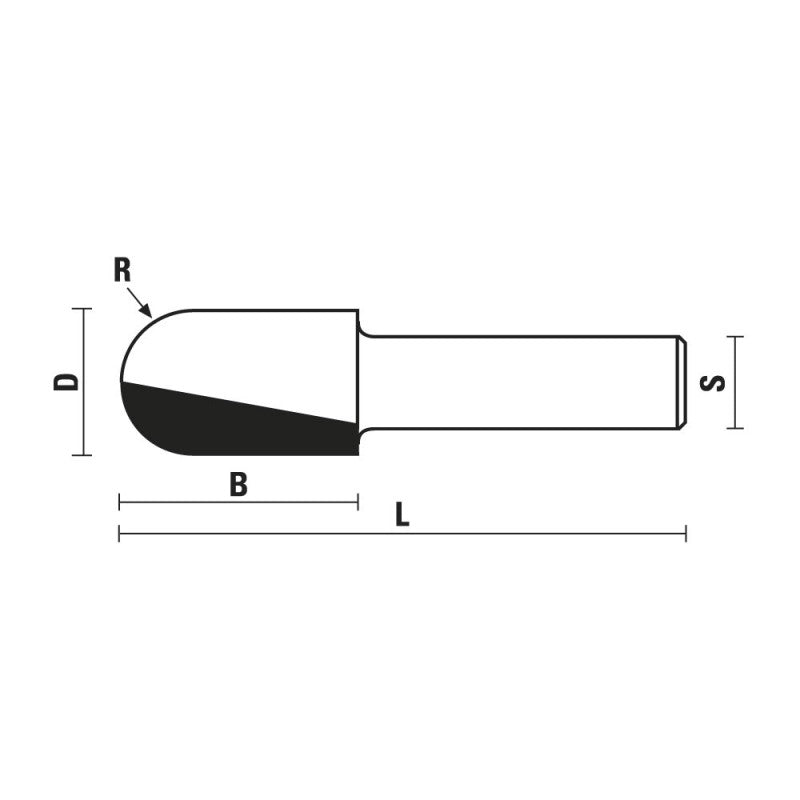 Klein® Core Box Router Bit - 1/2" Shank