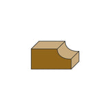 Klein® Cove Router Bit - 1/4" Shank