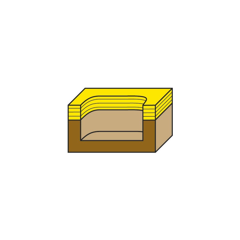 Klein® Pattern Following Flush Trim Router Bit - 1/4" Shank