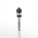 Klein® Pattern Following V-Groove Router Bit - 1/4" Shank