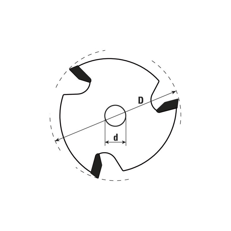 Klein® 47.6mm Diameter Slot Cutter Blade  7.94mm Bore