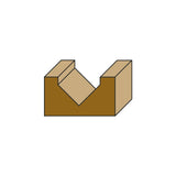 Klein® V-Groove Router Bit - 1/2" Shank