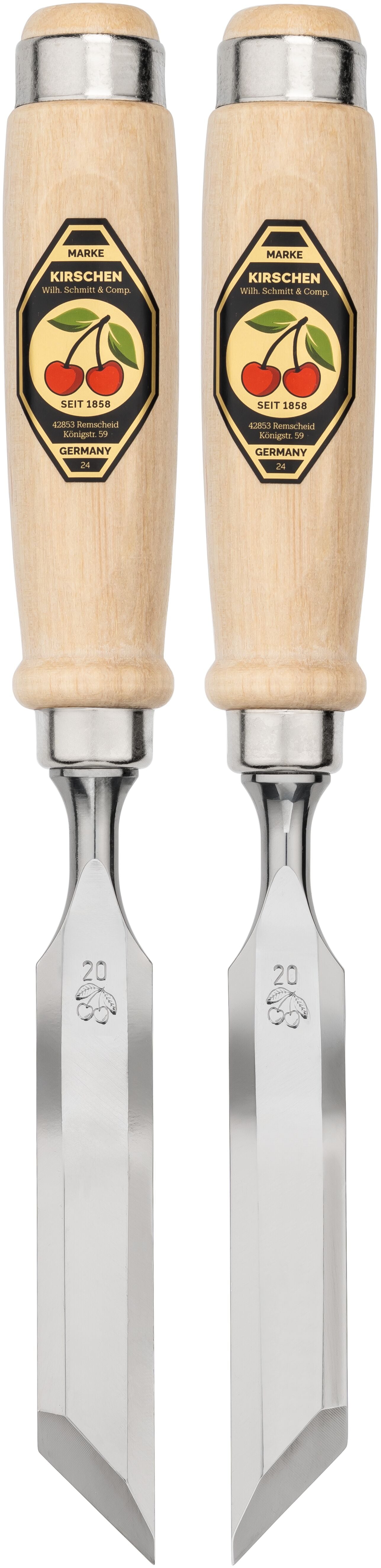 45° Skew Bench Chisel Cranked - (Left & Right Pair)