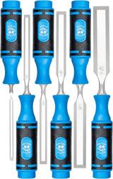 Two-Comp Handle Bench Chisel Chisel 6-Pce Set