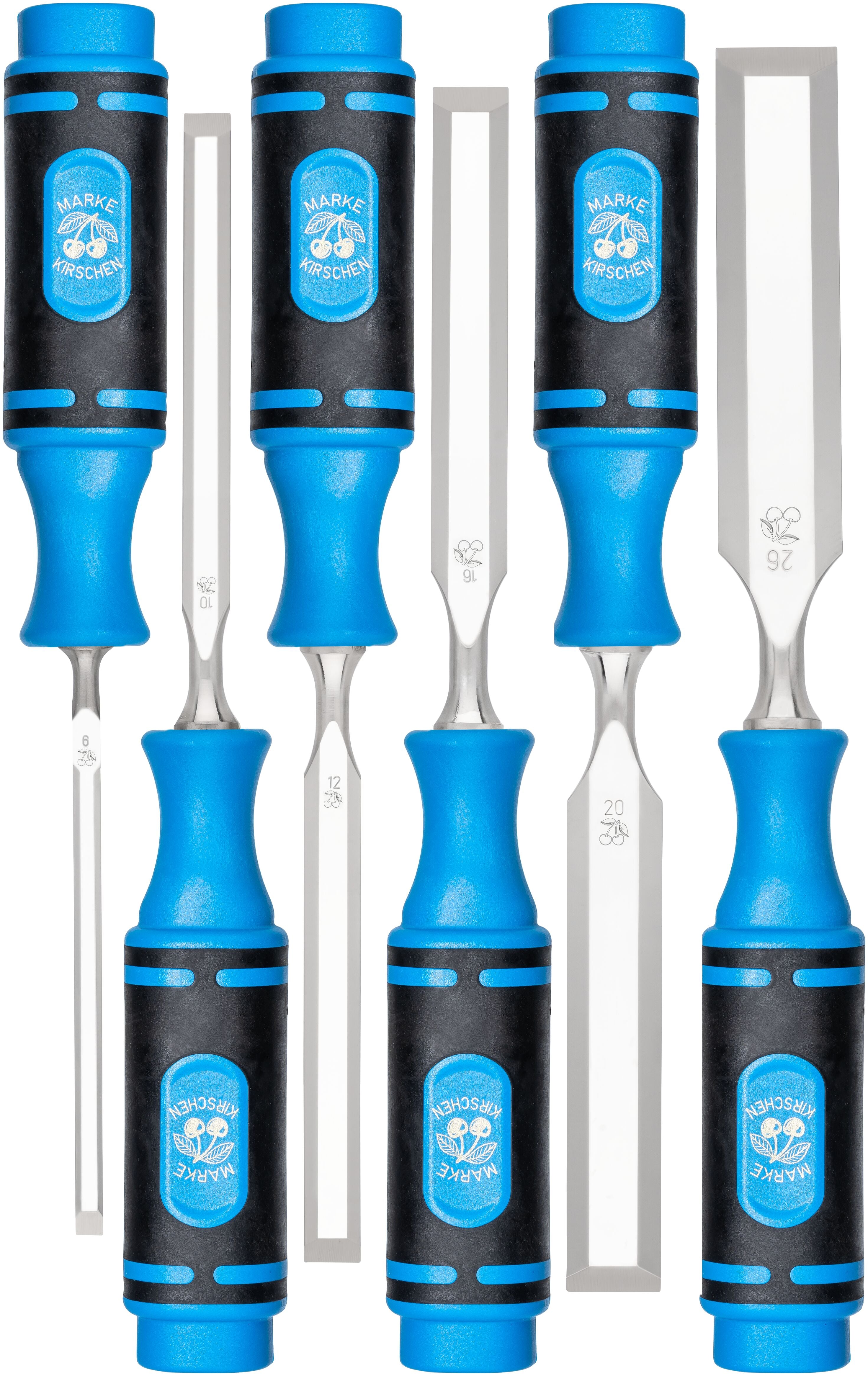 Two-Comp Handle Bench Chisel Chisel 6-Pce Set