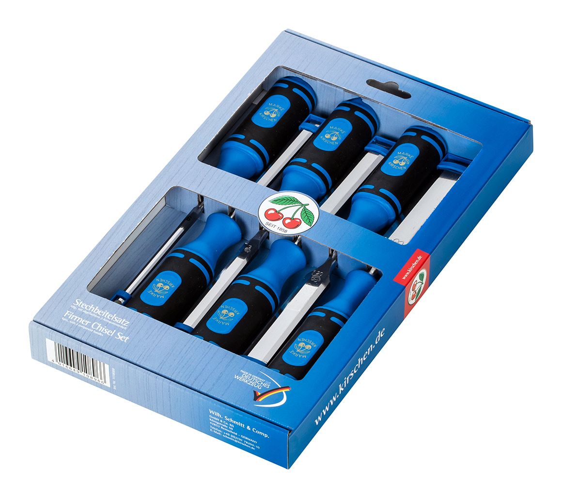 Two-Comp Handle Bench Chisel Chisel 6-Pce Set