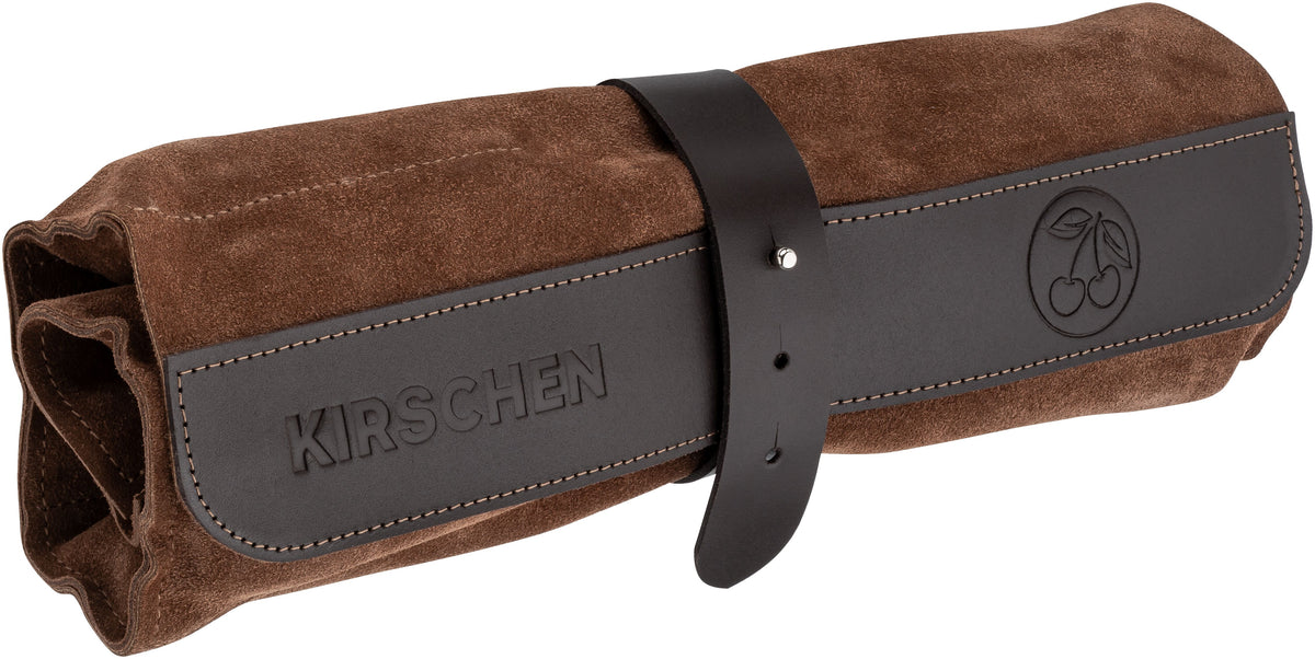 Timber Handle Bench Chisel Set 4pce in Leather Storage Roll
