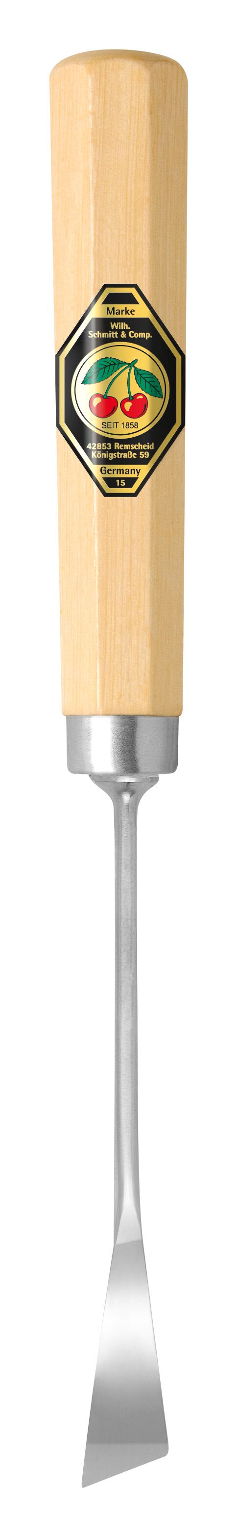 Woodcarving Chisel - Short Bent Flat Skew Edge Left #1