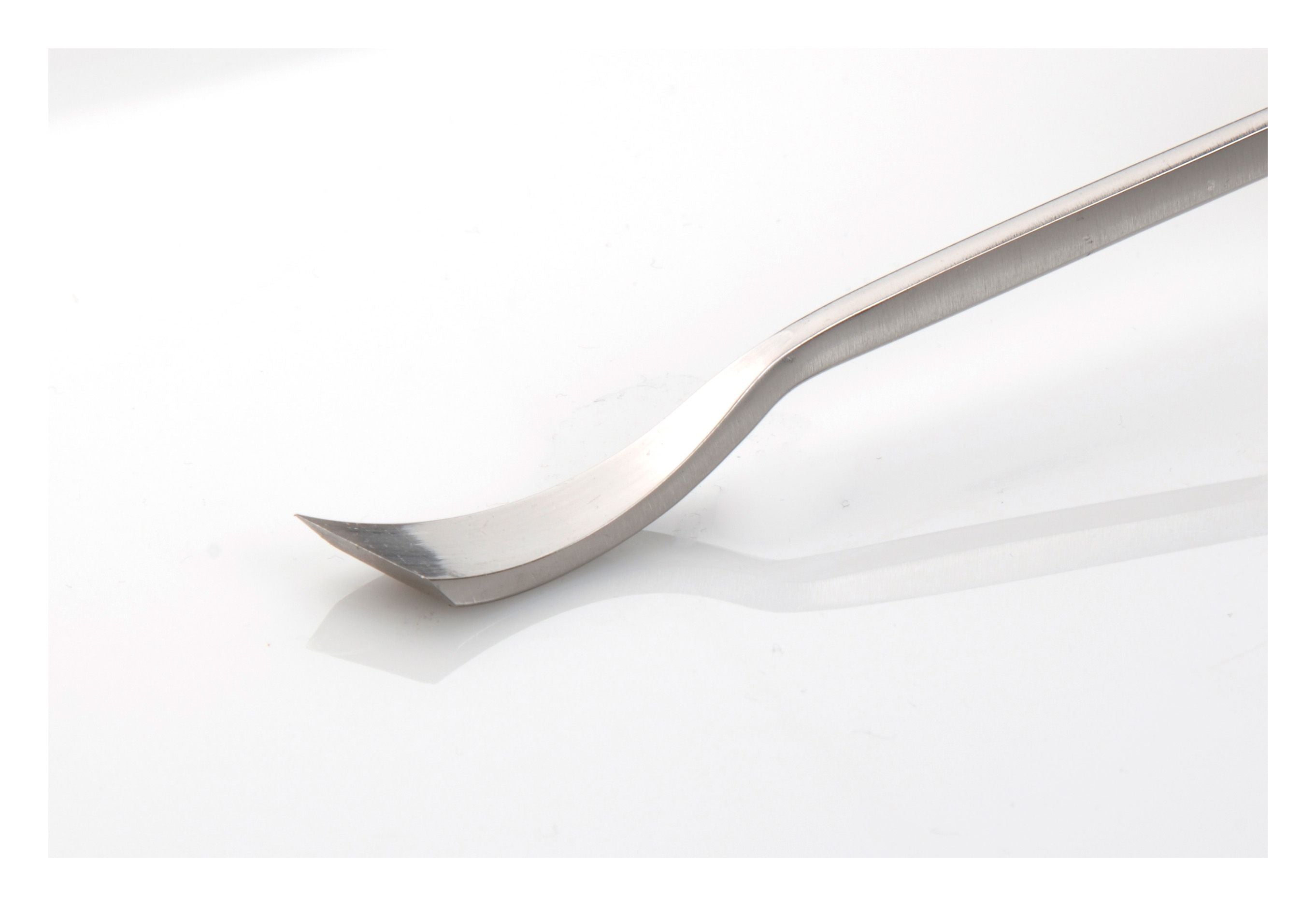 Woodcarving Chisel - Short Bent Flat Skew Edge Left #1